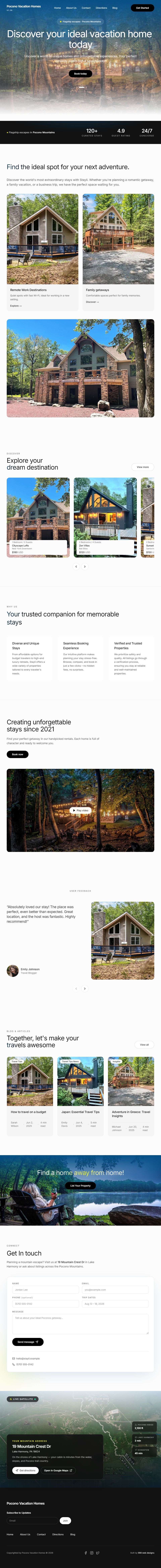 Pocono Vacation Homes - Vacation rentals